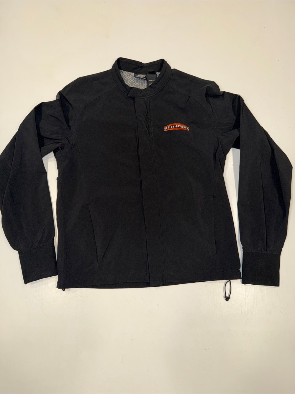 Harley-Davidson Black Lightweight Men's Riding Rain Resistant Jacket